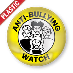 Anti-Bullying Watch Plastic Button Badge (Pack of 10)