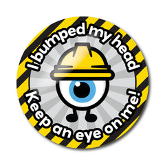 I Bumped My Head Stickers by School Badges UK