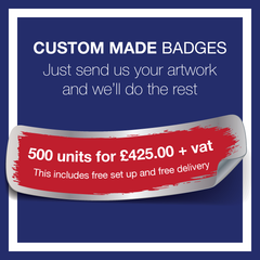 6. Custom Made Badges (1000 Units) by School Badges UK