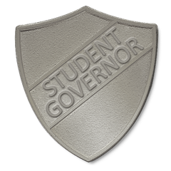 Student Governor Metal Shield Badge by School Badges UK
