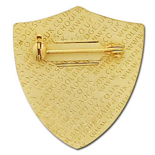 Achievement Metal Shield Badge by School Badges UK