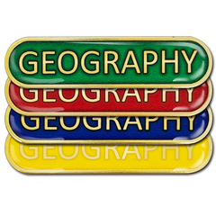 Geography Bar Badge by School Badges UK