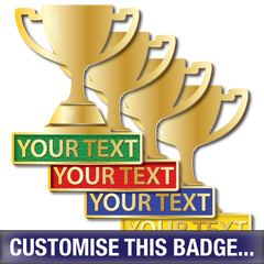 Personalised Trophy Badge by School Badges UK