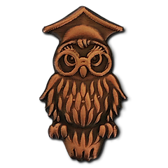 Wise Owl Badge by School Badges UK