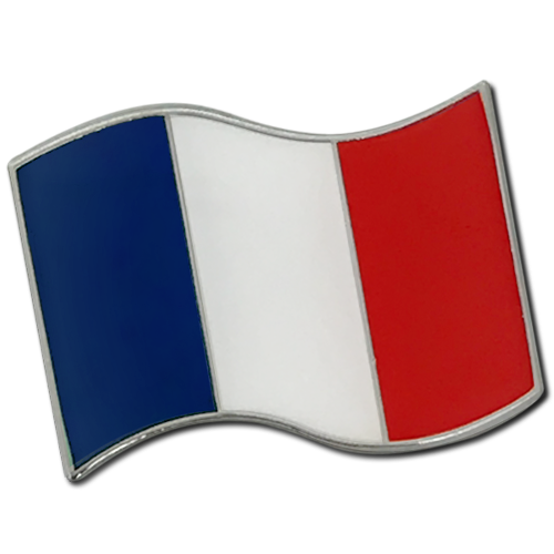 French Flag Badge by School Badges UK