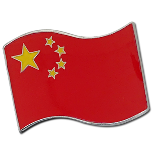 Chinese Flag Badge by School Badges UK