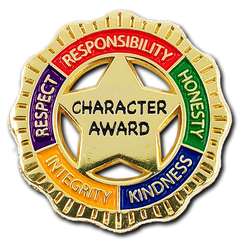 Character Award Badge by School Badges UK