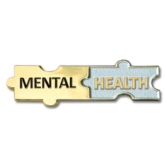 Mental Health Puzzle Badge by School Badges UK