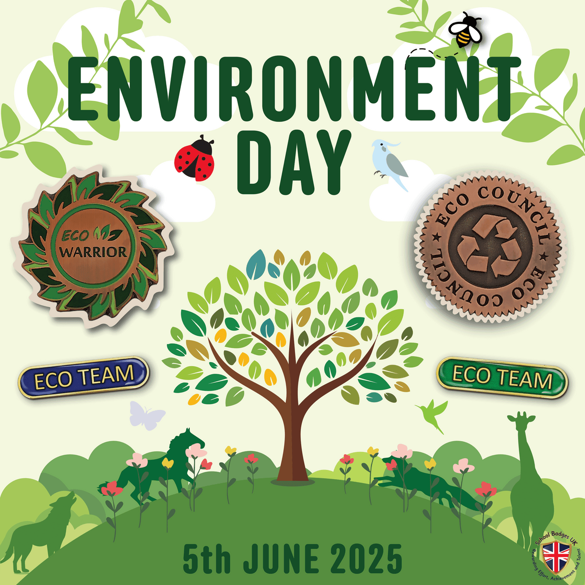 Environment Day 2025 By School Badges UK