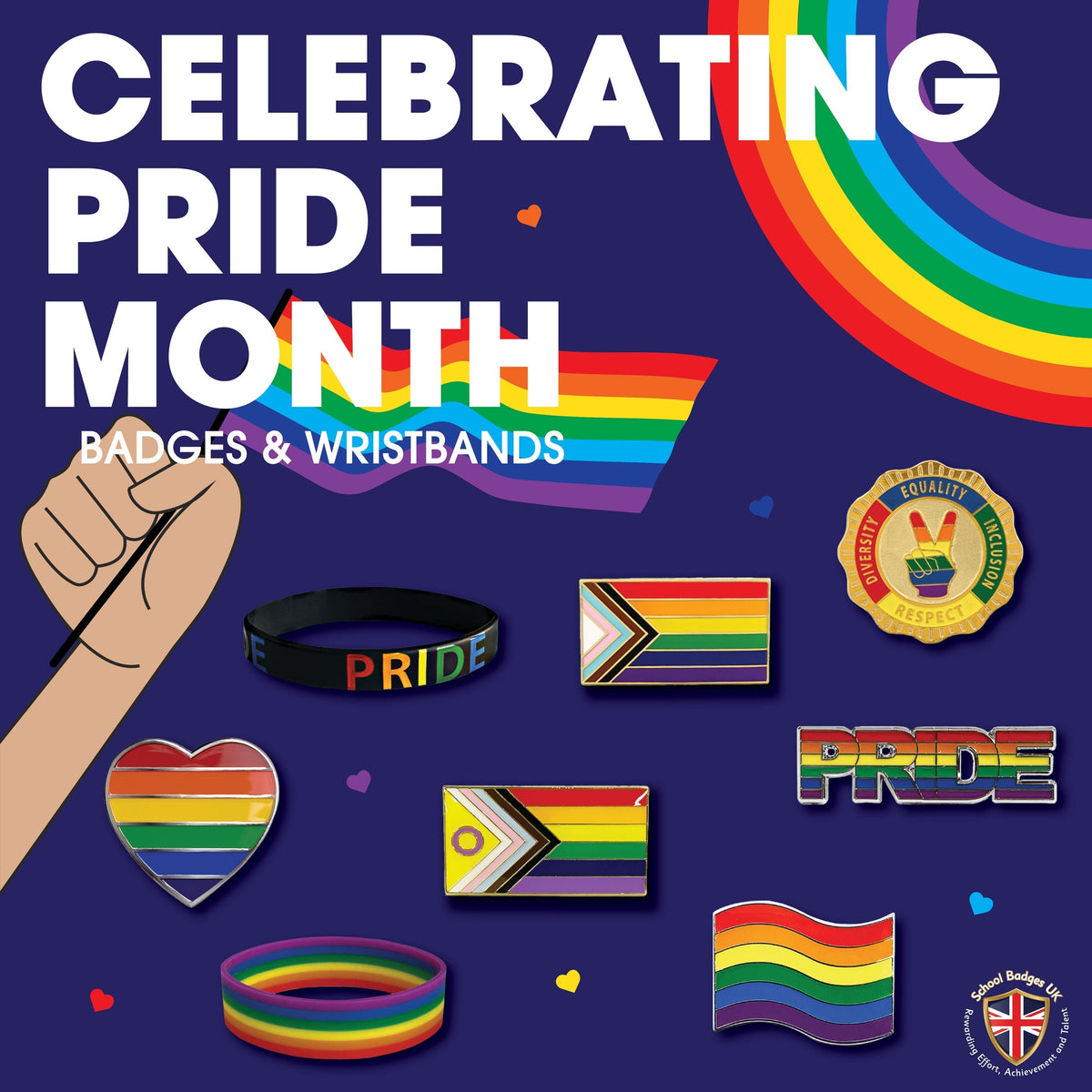 Celebrating Pride Month 2025 By School Badges UK