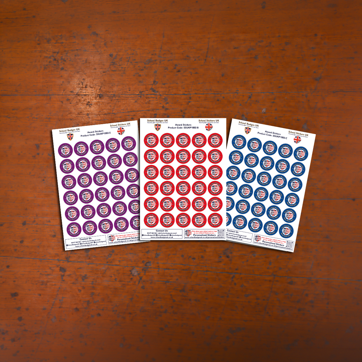 Personalised School Stickers