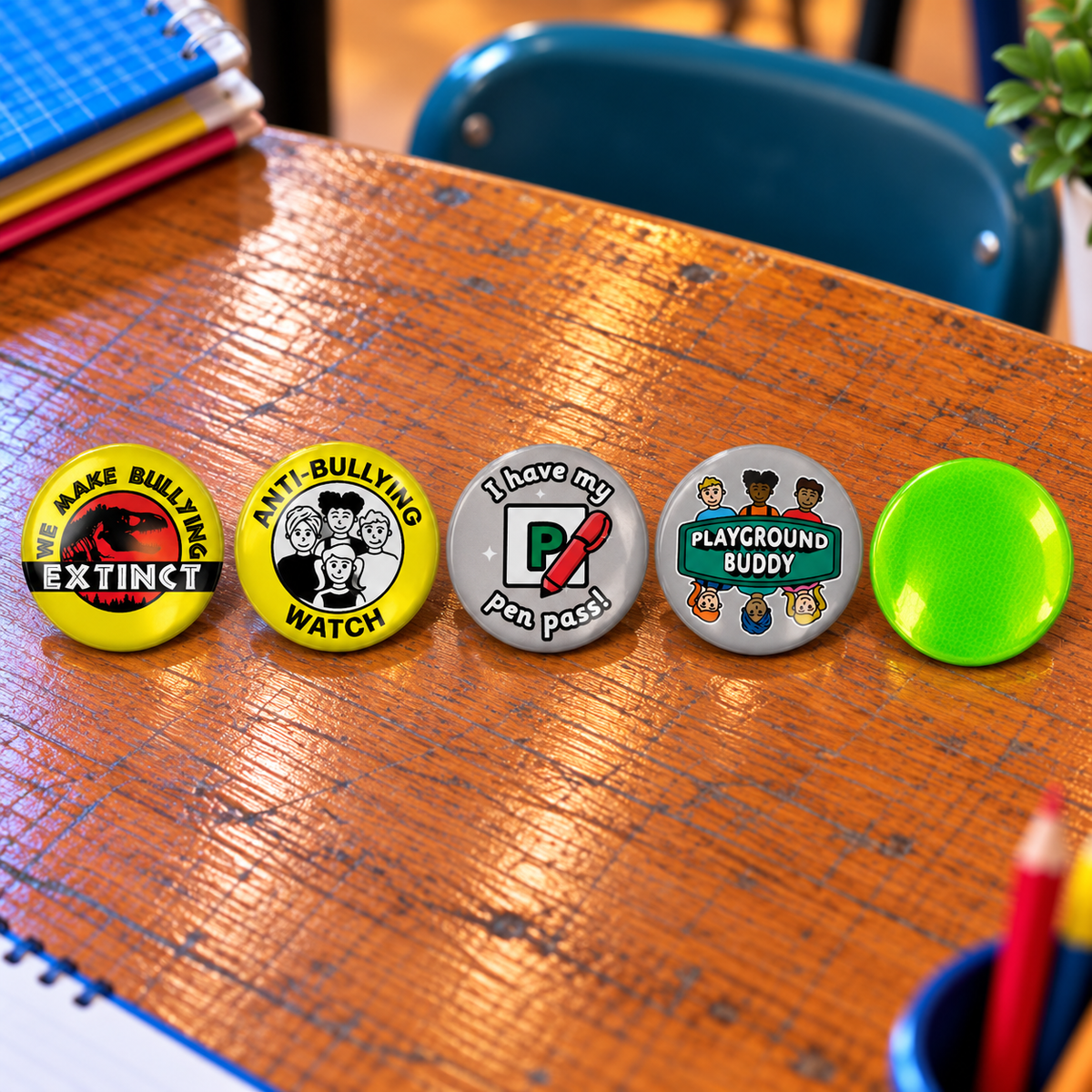 Plastic Badges collection – School Badges UK