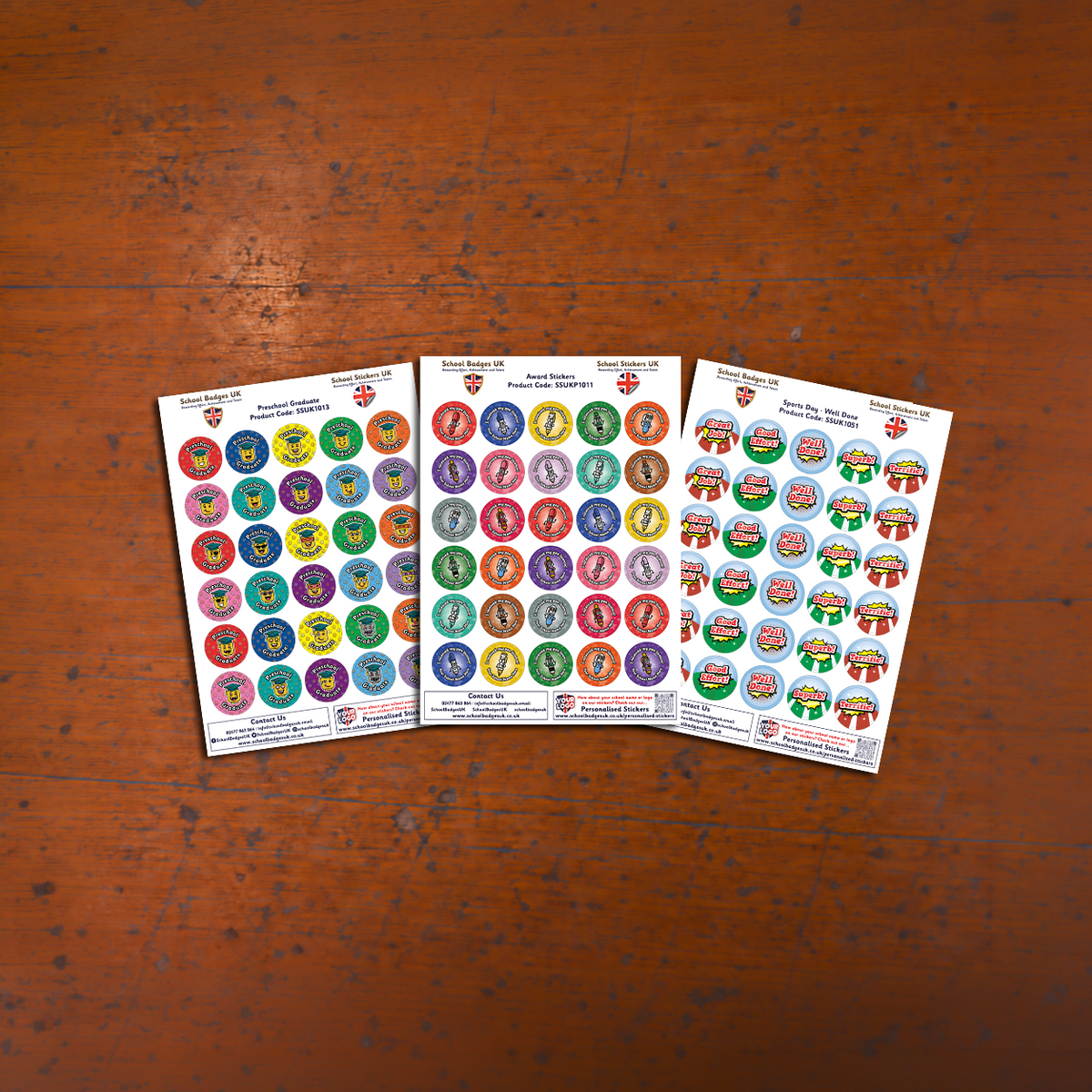 Event Stickers collection – School Badges UK