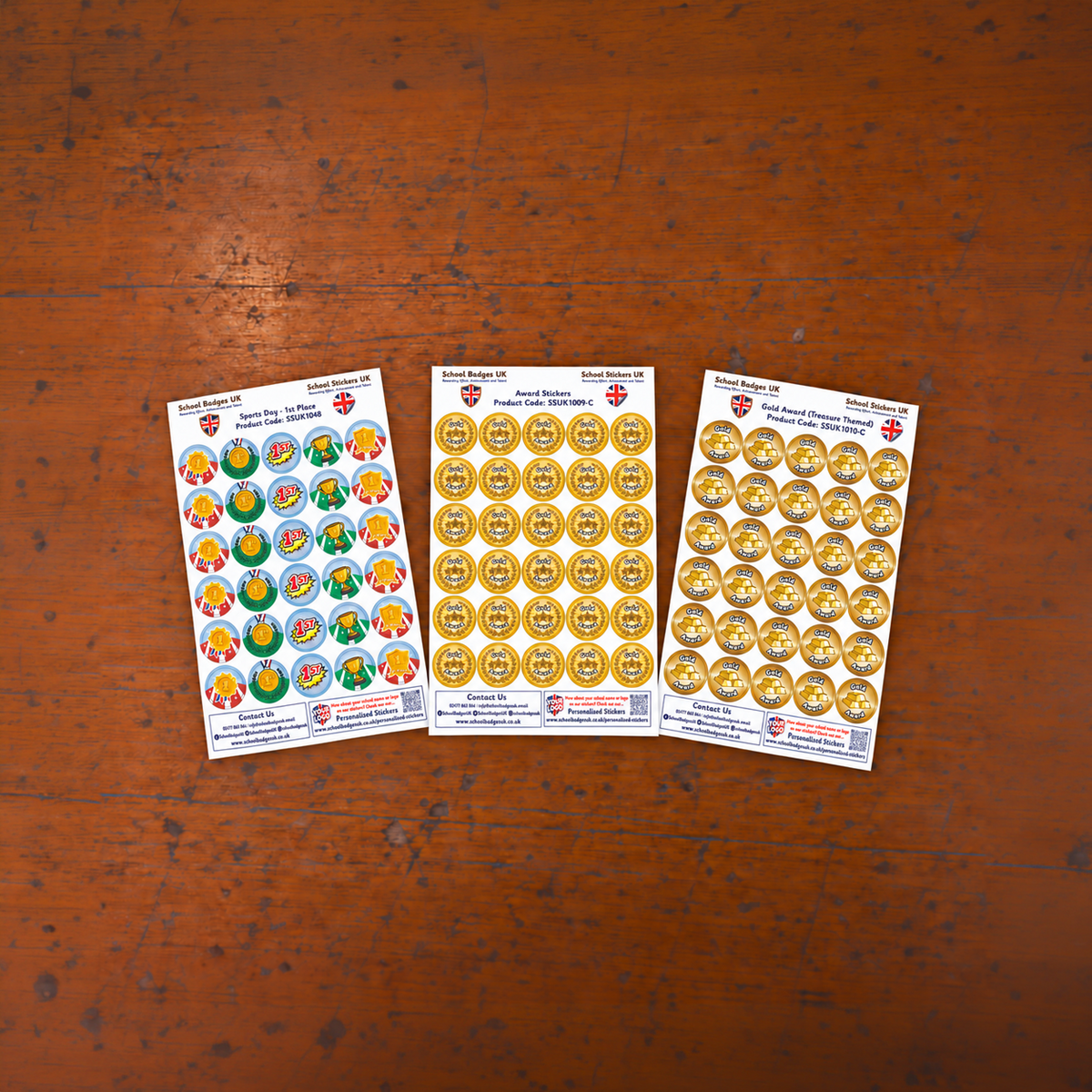 Gold Award Stickers