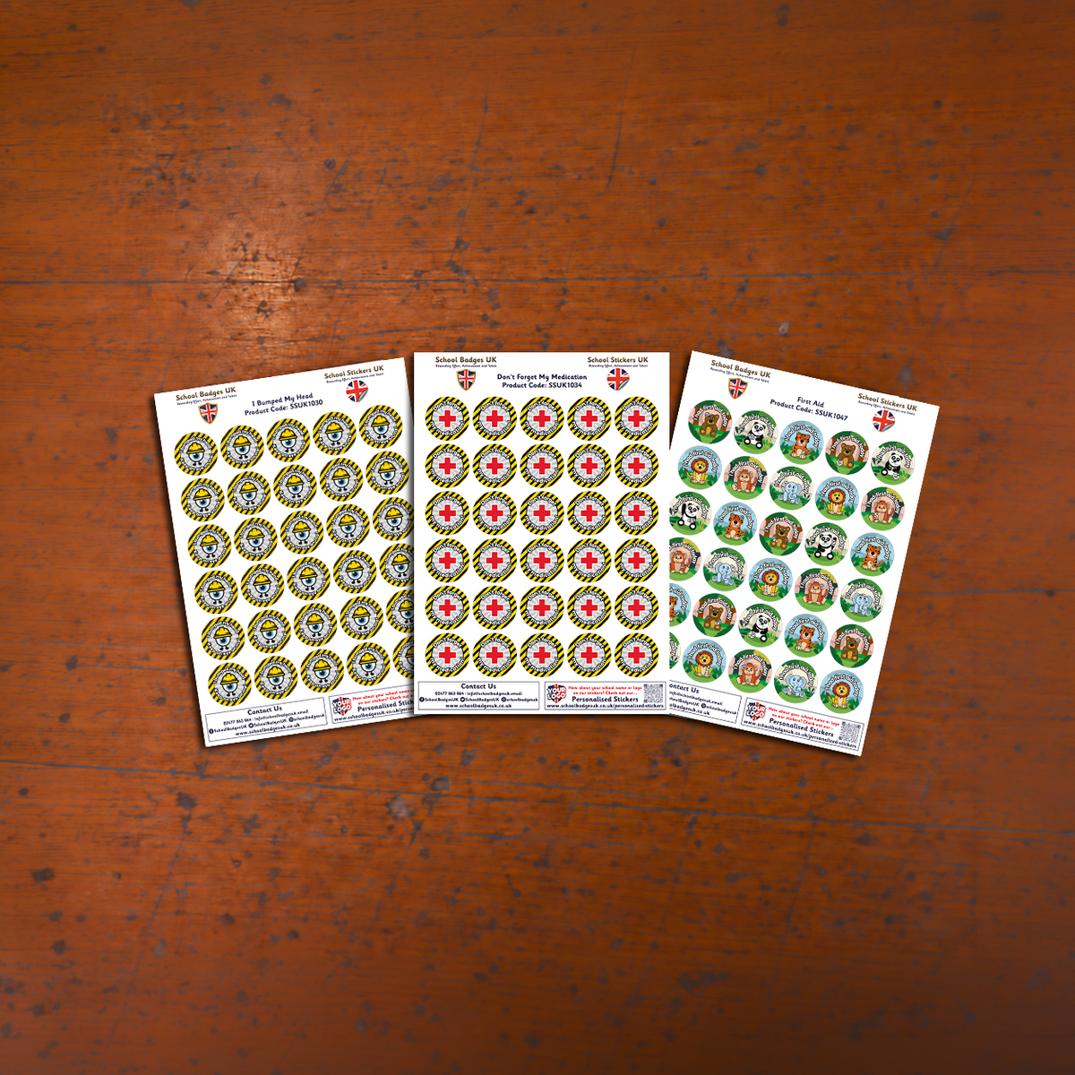 Medical Stickers collection – School Badges UK