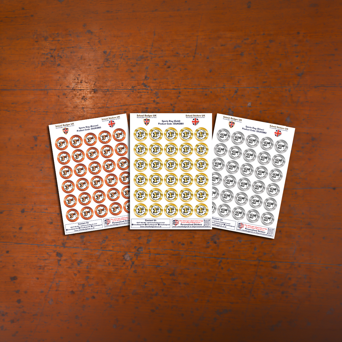 Metallic Stickers
