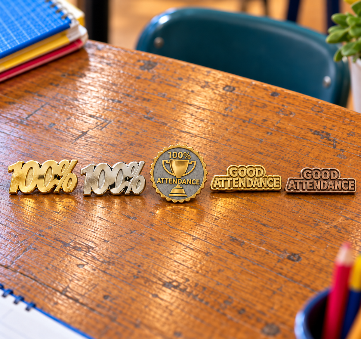 Attendance Badges collection – School Badges UK