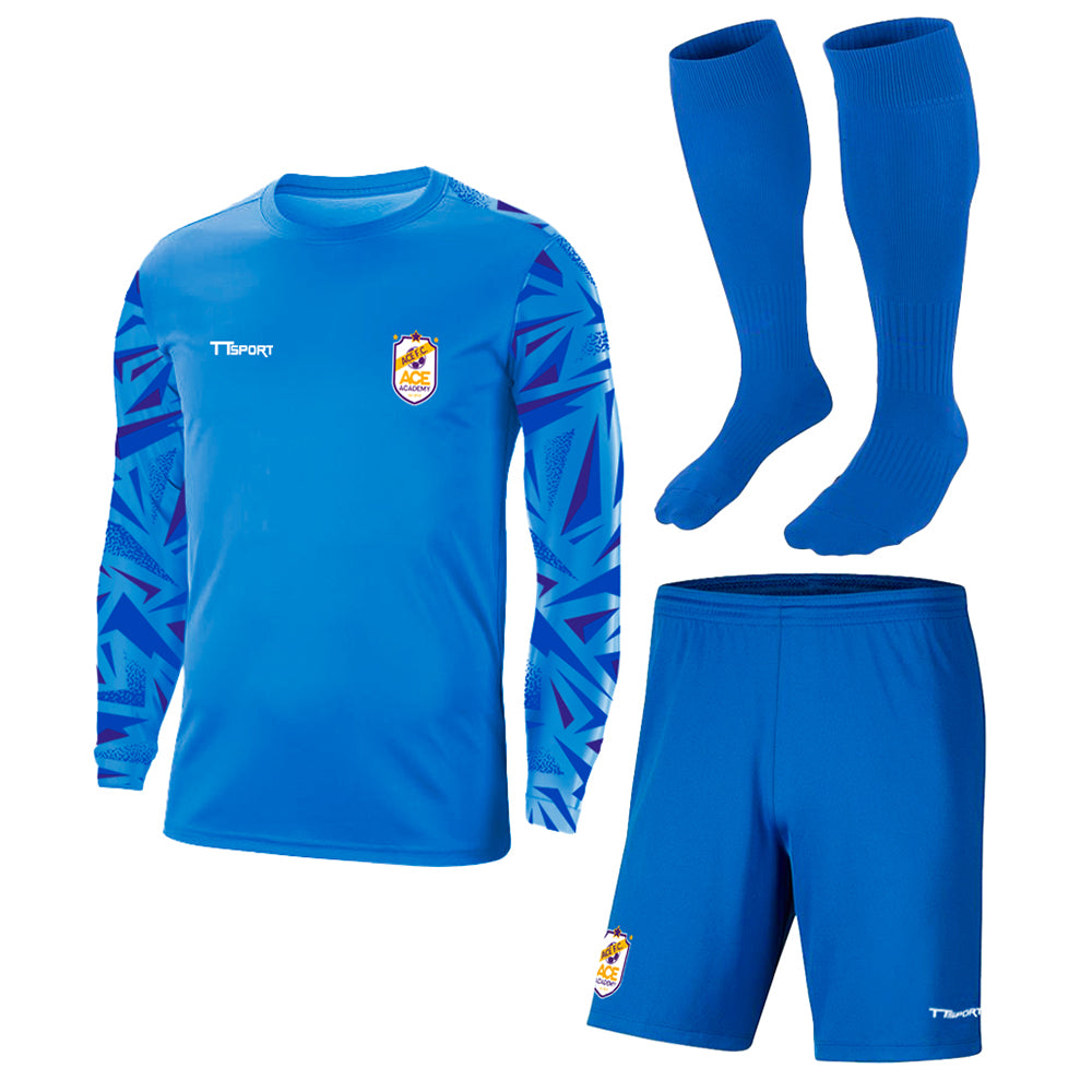 ACE FC Blue Second Goalkeeper Kit Package