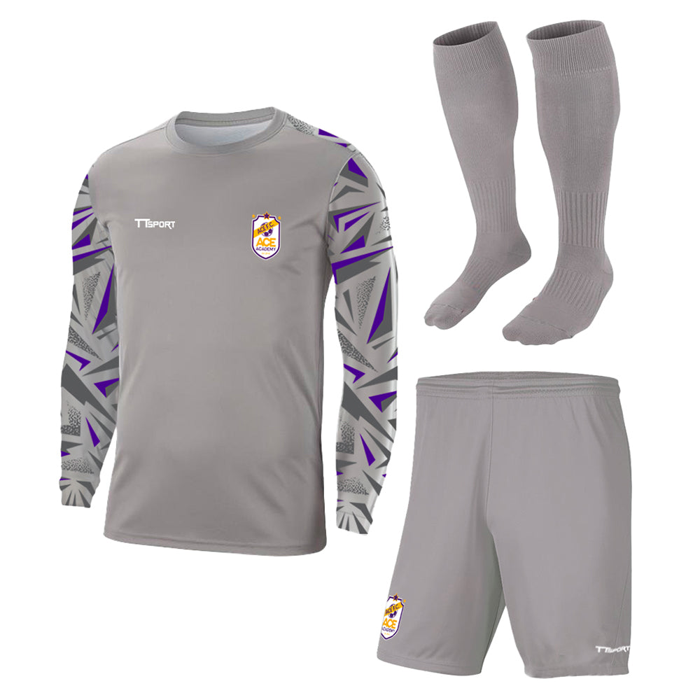 ACE FC Grey First Goalkeeper Kit Package