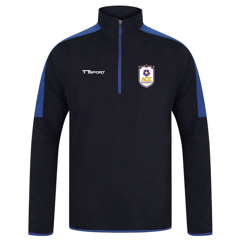 ACE FC Adults Navy 1/4 Zip
