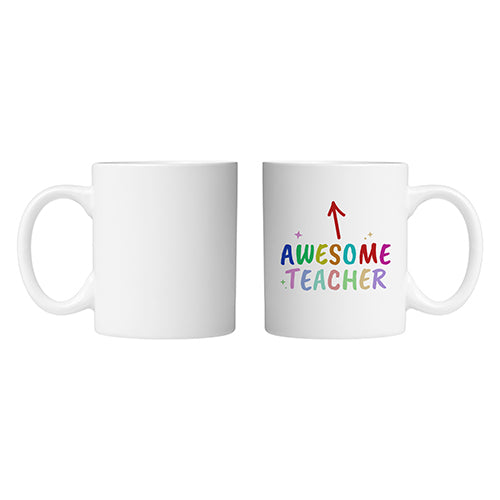 Awesome Teacher Mug by School Badges UK