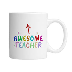 Awesome Teacher Mug Right by School Badges UK