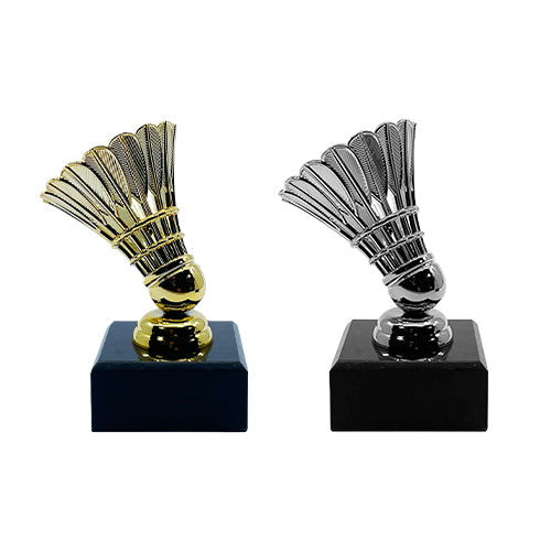 Badminton Trophy with Marble Base