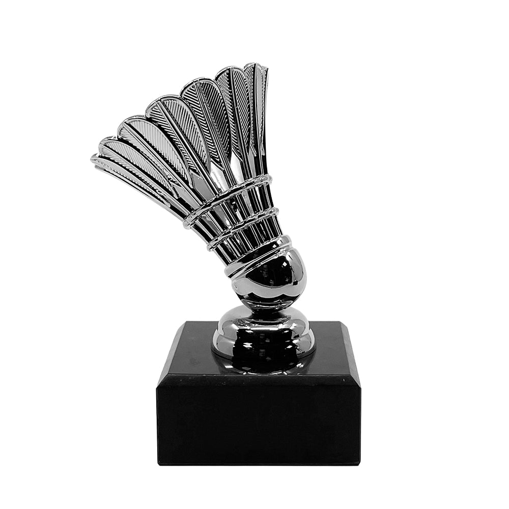 Badminton Trophy with Marble Base Gold by School Badges UK