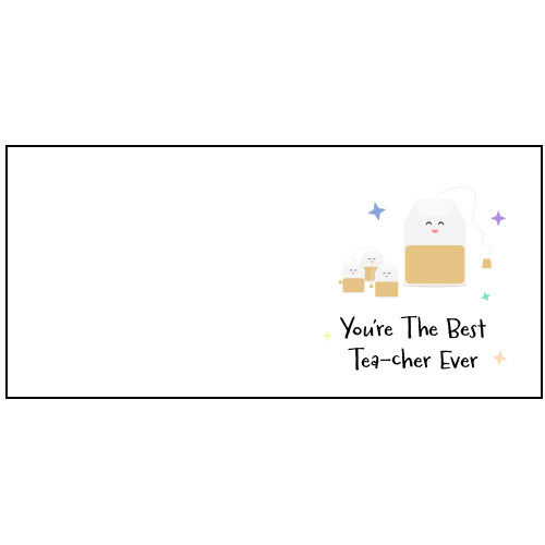 Best Tea-cher Mug Design by School Badges UK