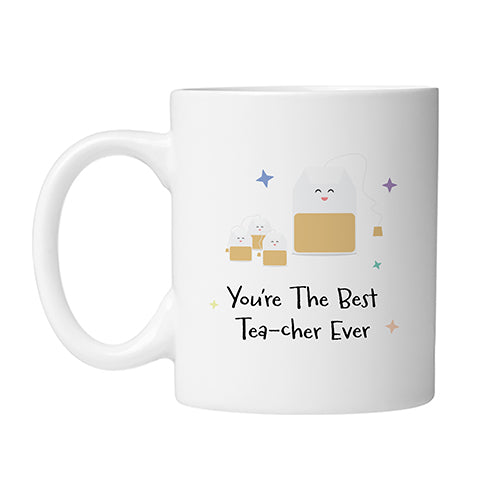 Best Tea-cher Mug Left by School Badges UK