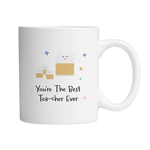 Best Tea-cher Mug Right by School Badges UK