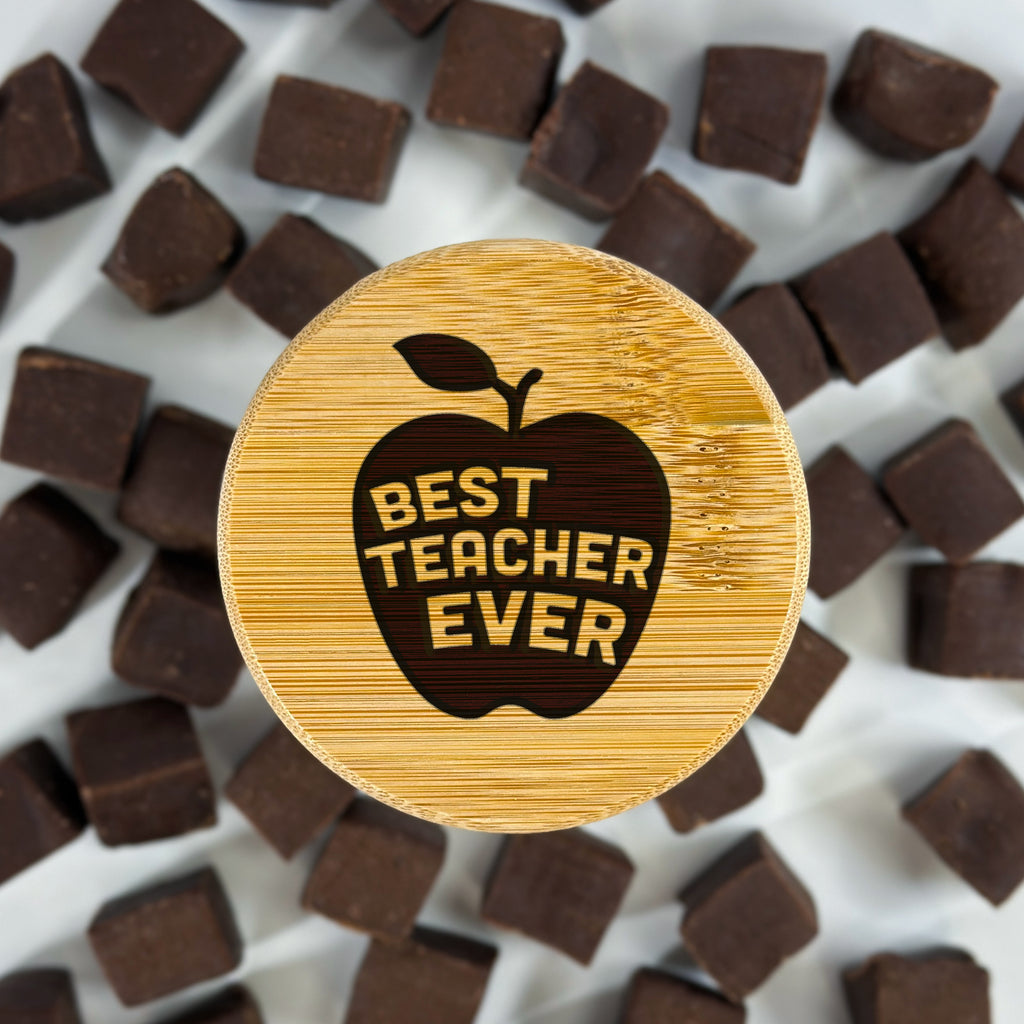 Best Teacher Ever Jar Top by School Badges UK