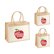 Best Teacher Ever Tote Bag - School Badges UK