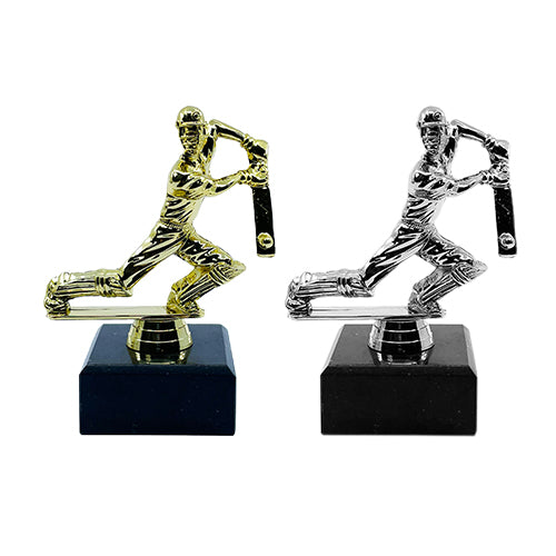 Cricket Trophy with Marble Base