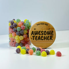 Custom Awesome Teacher Jar by School Badges UK