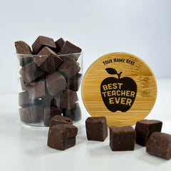 Custom Best Teacher Ever Jar by School Badges UK