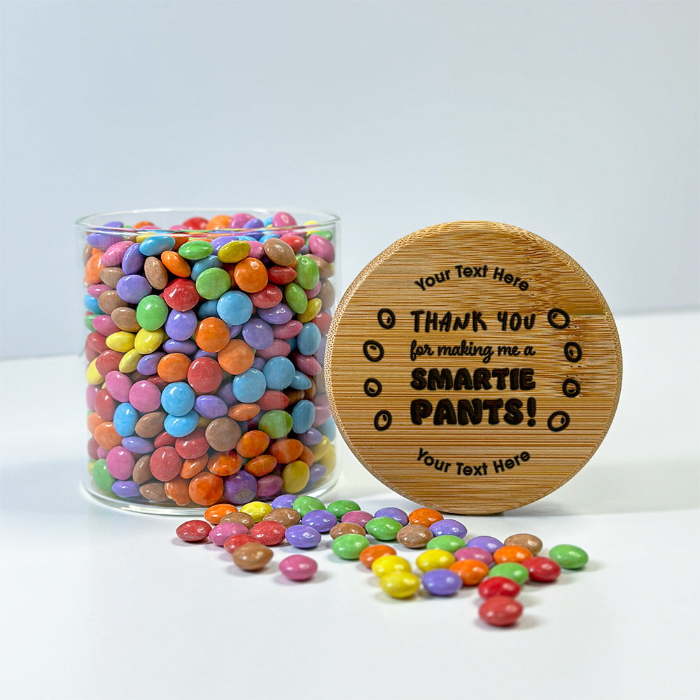 Custom Smartie Pants Jar by School Badges UK
