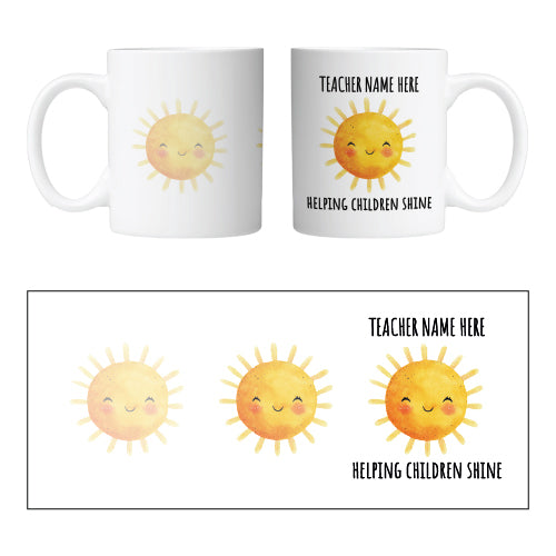 Custom Sunshine Mug Design by School Badges UK