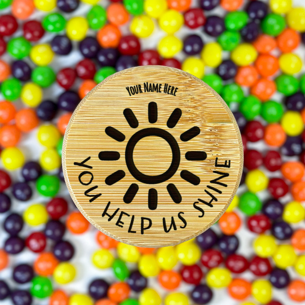 Custom You Help Us Shine Jar Top by School Badges UK