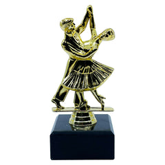 Dance Trophy with Marble Base Gold by School Badges UK