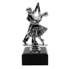 Dance Trophy with Marble Base Silver by School Badges UK