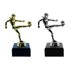 Girls Volley Football Trophy with Marble Base