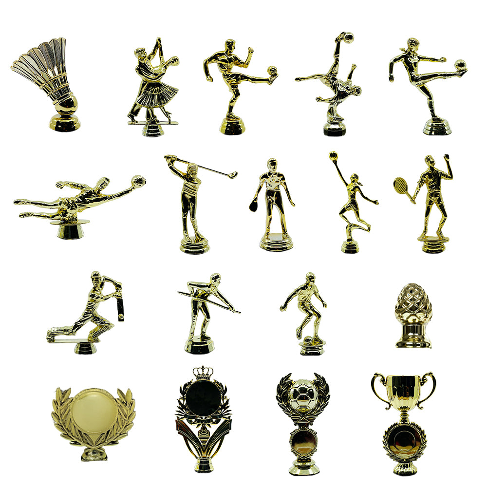 Gold Trophy Toppers Group by School Badges UK