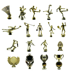 Gold Trophy Toppers Group by School Badges UK