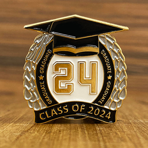 Class of 2024 Graduate Badge *SALE ITEM - 33% OFF* by School Badges UK