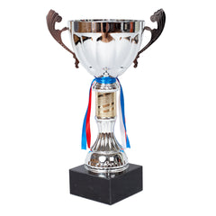 Heritage Victory Cup Silver Trophy by School Badges UK