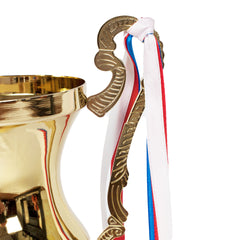 Imperial Victory Cup Gold Trophy Zoomed by School Badges UK