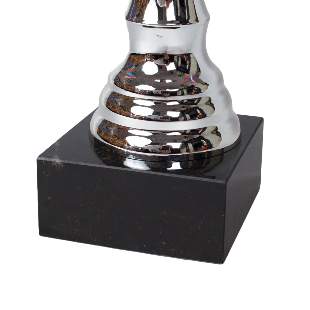 Imperial Victory Cup Silver Trophy Base Zoomed by School Badges UK