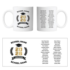Personalised Leavers Mug up to 30 names