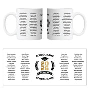 Personalised Leavers Mug up to 60 names